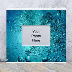 Nature Wallpaper Bubbles Water Bubbly White Wall Photo Frame 5  X 7 