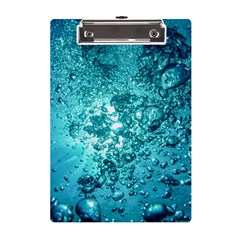 Nature Wallpaper Bubbles Water Bubbly A5 Acrylic Clipboard