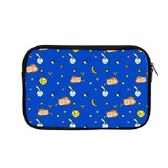 Cat Animals Sleep Stars Seamless Background Apple MacBook Pro 13  Zipper Case