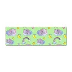 Elephant Sleeping Elephants Background Sticker Bumper (10 Pack) by Wegoenart