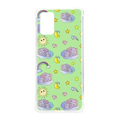 Elephant Sleeping Elephants Background Samsung Galaxy S20plus 6 7 Inch Tpu Uv Case by Wegoenart