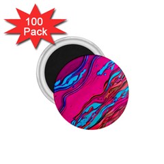 Colorful Abstract Fluid Art 1 75  Magnets (100 Pack)  by GardenOfOphir