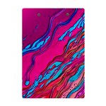 Colorful Abstract Fluid Art A5 Acrylic Clipboard Back