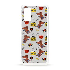 Background Pattern Texture Design Dog Music Samsung Galaxy S20 6 2 Inch Tpu Uv Case