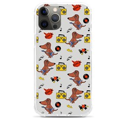 Background Pattern Texture Design Dog Music Iphone 12 Pro Max Tpu Uv Print Case by Wegoenart