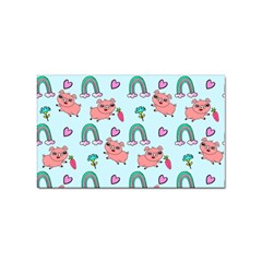 Pigs Pattern Art Design Drawing Sketch Wallpaper Sticker Rectangular (10 Pack) by Wegoenart