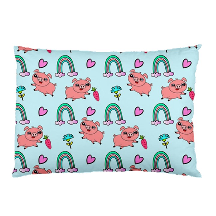 Pigs Pattern Art Design Drawing Sketch Wallpaper Pillow Case