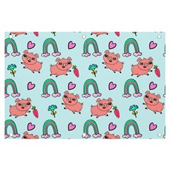 Pigs Pattern Art Design Drawing Sketch Wallpaper Banner and Sign 6  x 4 