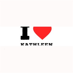 I Love Kathleen Large Bar Mat by ilovewhateva