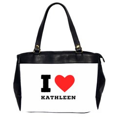 I Love Kathleen Oversize Office Handbag (2 Sides) by ilovewhateva