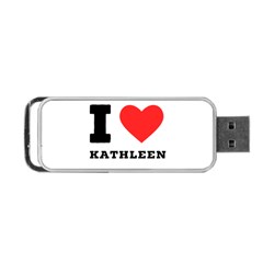 I Love Kathleen Portable Usb Flash (two Sides) by ilovewhateva