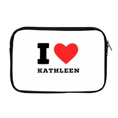 I Love Kathleen Apple Macbook Pro 17  Zipper Case by ilovewhateva