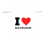 I love kathleen Lightweight Drawstring Pouch (L) Back