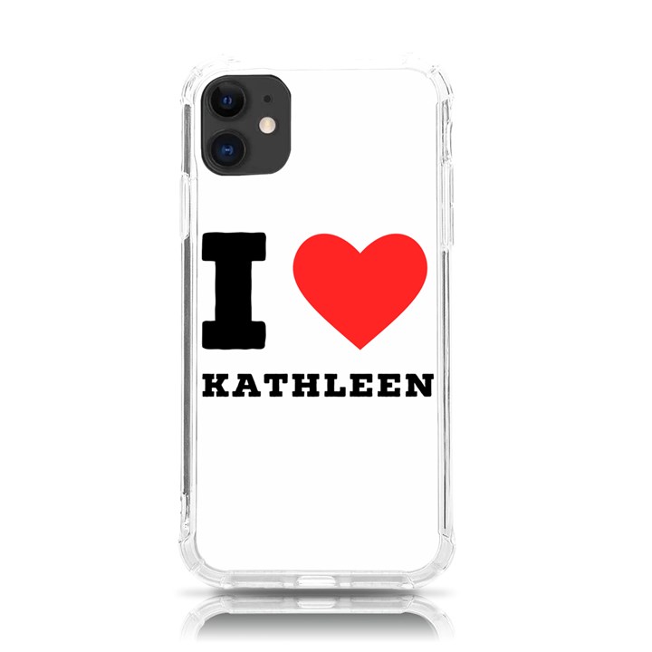 I love kathleen iPhone 11 TPU UV Print Case