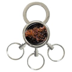 Sea Anemone Coral Underwater Ocean Sea Water 3-ring Key Chain by Wegoenart