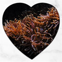 Sea Anemone Coral Underwater Ocean Sea Water Jigsaw Puzzle (heart) by Wegoenart