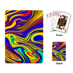 Contemporary Art Fluid Background Playing Cards Single Design (rectangle) by GardenOfOphir