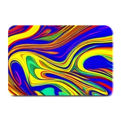 Contemporary Art Fluid Background Plate Mats by GardenOfOphir