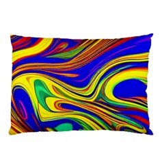 Contemporary Art Fluid Background Pillow Case by GardenOfOphir