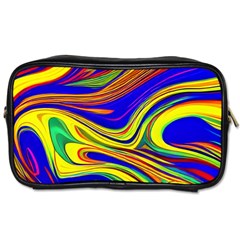 Contemporary Art Fluid Background Toiletries Bag (two Sides) by GardenOfOphir