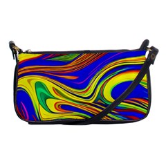 Contemporary Art Fluid Background Shoulder Clutch Bag by GardenOfOphir