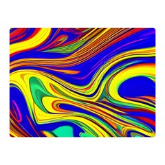 Contemporary Art Fluid Background Premium Plush Fleece Blanket (mini) by GardenOfOphir