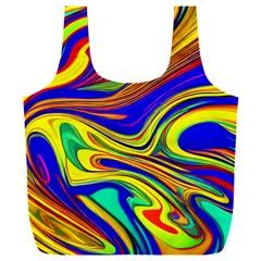 Contemporary Art Fluid Background Full Print Recycle Bag (xxxl) by GardenOfOphir