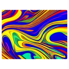 Contemporary Art Fluid Background One Side Premium Plush Fleece Blanket (extra Small) by GardenOfOphir