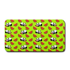 Watermelon Panda Background Wallpaper Medium Bar Mat by Wegoenart