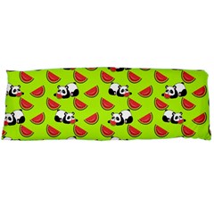 Watermelon Panda Background Wallpaper Body Pillow Case (dakimakura) by Wegoenart