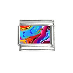 Abstract Fluid Art Italian Charm (9mm) by GardenOfOphir