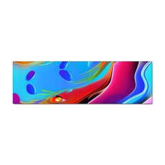 Abstract Fluid Art Sticker (bumper) by GardenOfOphir