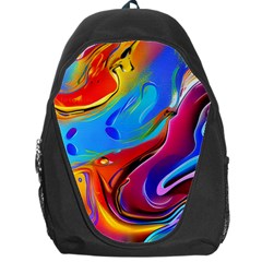 Abstract Fluid Art Backpack Bag by GardenOfOphir