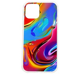 Abstract Fluid Art Iphone 12 Pro Max Tpu Uv Print Case