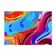 Abstract Fluid Art Crystal Sticker (a4)