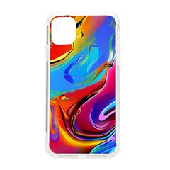 Abstract Fluid Art Iphone 11 Tpu Uv Print Case