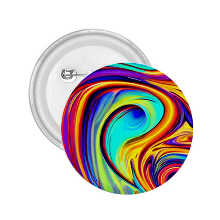 Fluid Art Pattern 2.25  Buttons