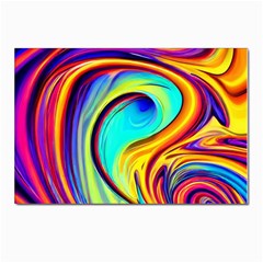 Fluid Art Pattern Postcards 5  X 7  (pkg Of 10) by GardenOfOphir