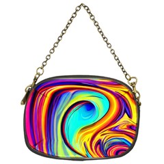 Fluid Art Pattern Chain Purse (one Side) by GardenOfOphir