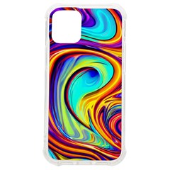 Fluid Art Pattern Iphone 12 Mini Tpu Uv Print Case	