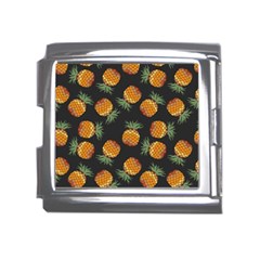 Pineapple Background Pineapple Pattern Mega Link Italian Charm (18mm)