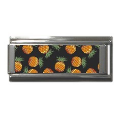 Pineapple Background Pineapple Pattern Superlink Italian Charm (9mm)