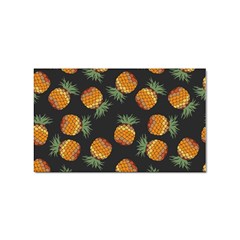 Pineapple Background Pineapple Pattern Sticker Rectangular (10 Pack) by Wegoenart