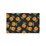 Pineapple Background Pineapple Pattern Sticker Rectangular (100 pack) Front