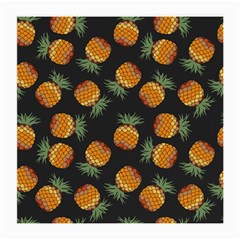 Pineapple Background Pineapple Pattern Medium Glasses Cloth by Wegoenart