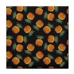 Pineapple Background Pineapple Pattern Face Towel by Wegoenart