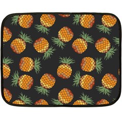 Pineapple Background Pineapple Pattern Fleece Blanket (mini) by Wegoenart