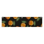 Pineapple Background Pineapple Pattern Banner and Sign 4  x 1  Front