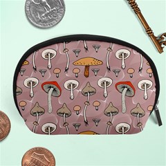 Mushrooms Autumn Fall Pattern Seamless Decorative Accessory Pouch (large) by Wegoenart