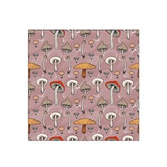 Mushrooms Autumn Fall Pattern Seamless Decorative Satin Bandana Scarf 22  X 22  by Wegoenart